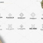 مجموعه 30 عددی لوگو های Vintage Elegance