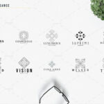 مجموعه 30 عددی لوگو های Vintage Elegance