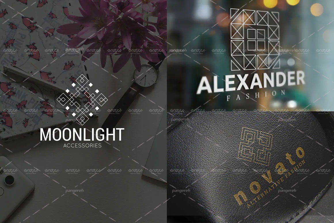 مجموعه 30 عددی لوگو های Vintage Elegance