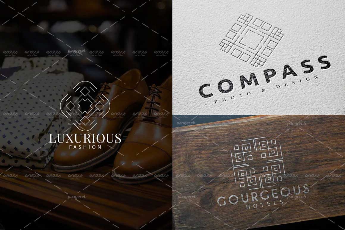 مجموعه 30 عددی لوگو های Vintage Elegance