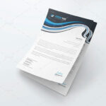 طرح وکتور سربرگ شرکتی کد pan-104