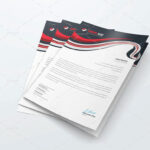 طرح وکتور سربرگ شرکتی کد pan-104