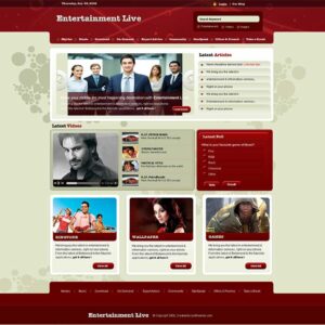 قالب لایه باز وبسایت چند منظوره کد 109