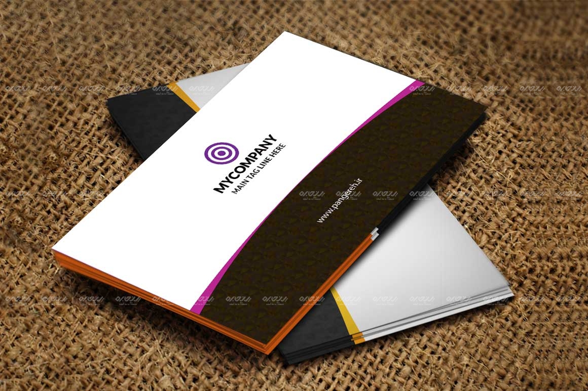 طرح لایه باز کارت ویزیت شرکتی کد 119