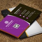 طرح لایه باز کارت ویزیت شرکتی کد 119