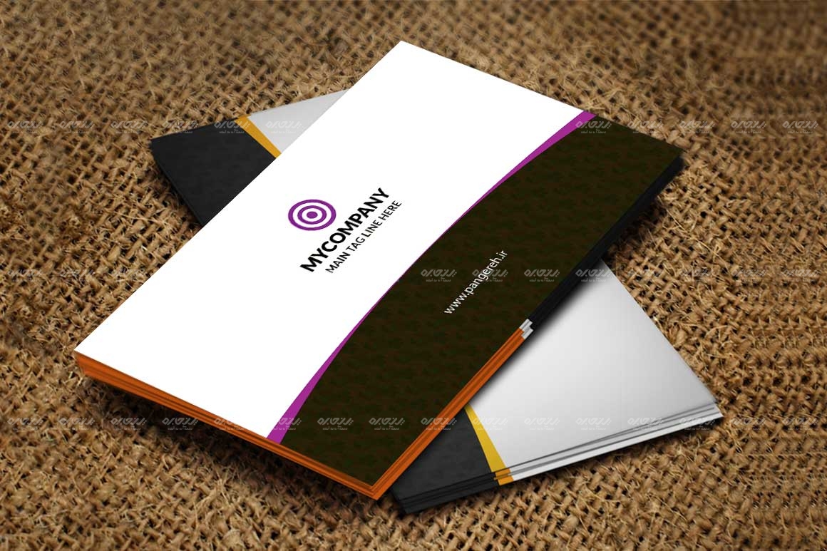 طرح لایه باز کارت ویزیت شرکتی کد 119