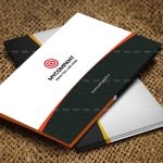 طرح لایه باز کارت ویزیت شرکتی کد 119