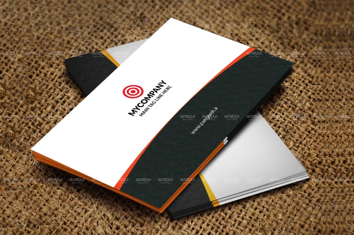 طرح لایه باز کارت ویزیت شرکتی کد 119