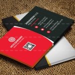 طرح لایه باز کارت ویزیت شرکتی کد 119