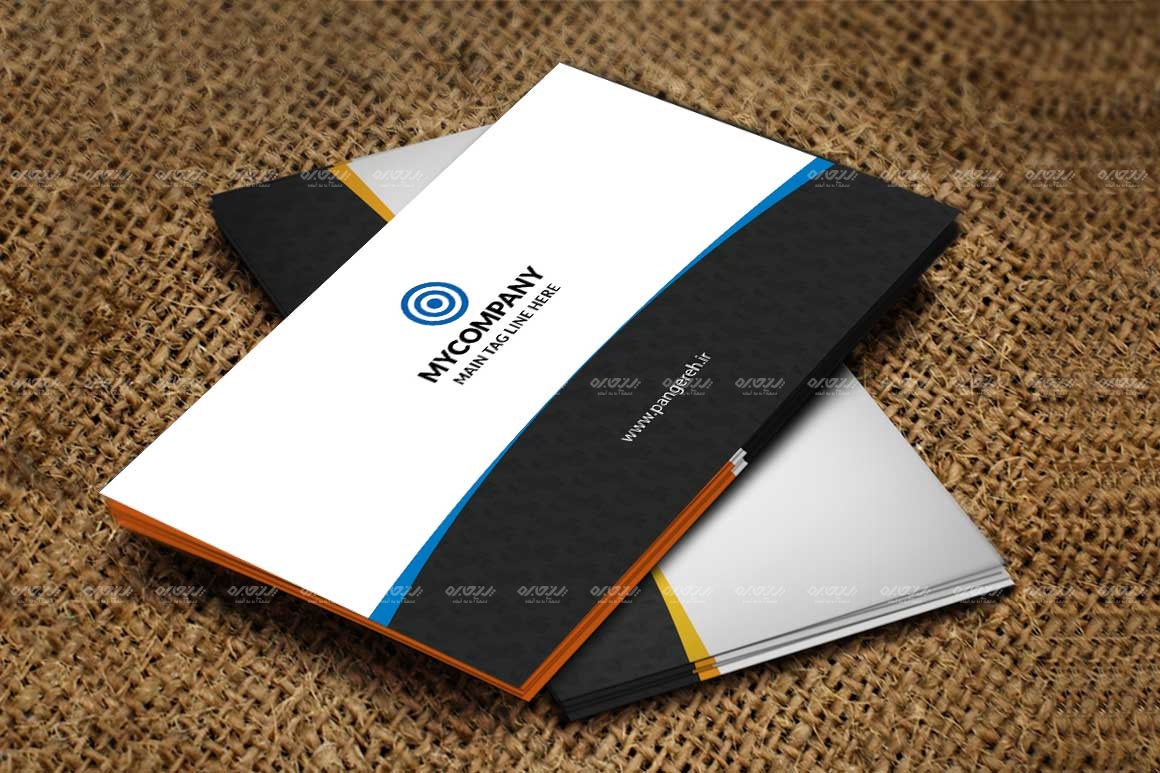 طرح لایه باز کارت ویزیت شرکتی کد 119