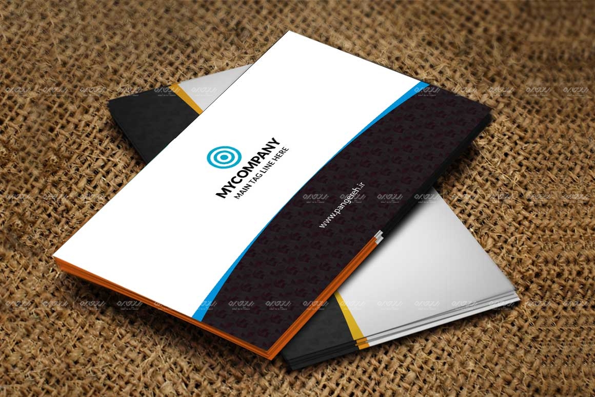 طرح لایه باز کارت ویزیت شرکتی کد 119