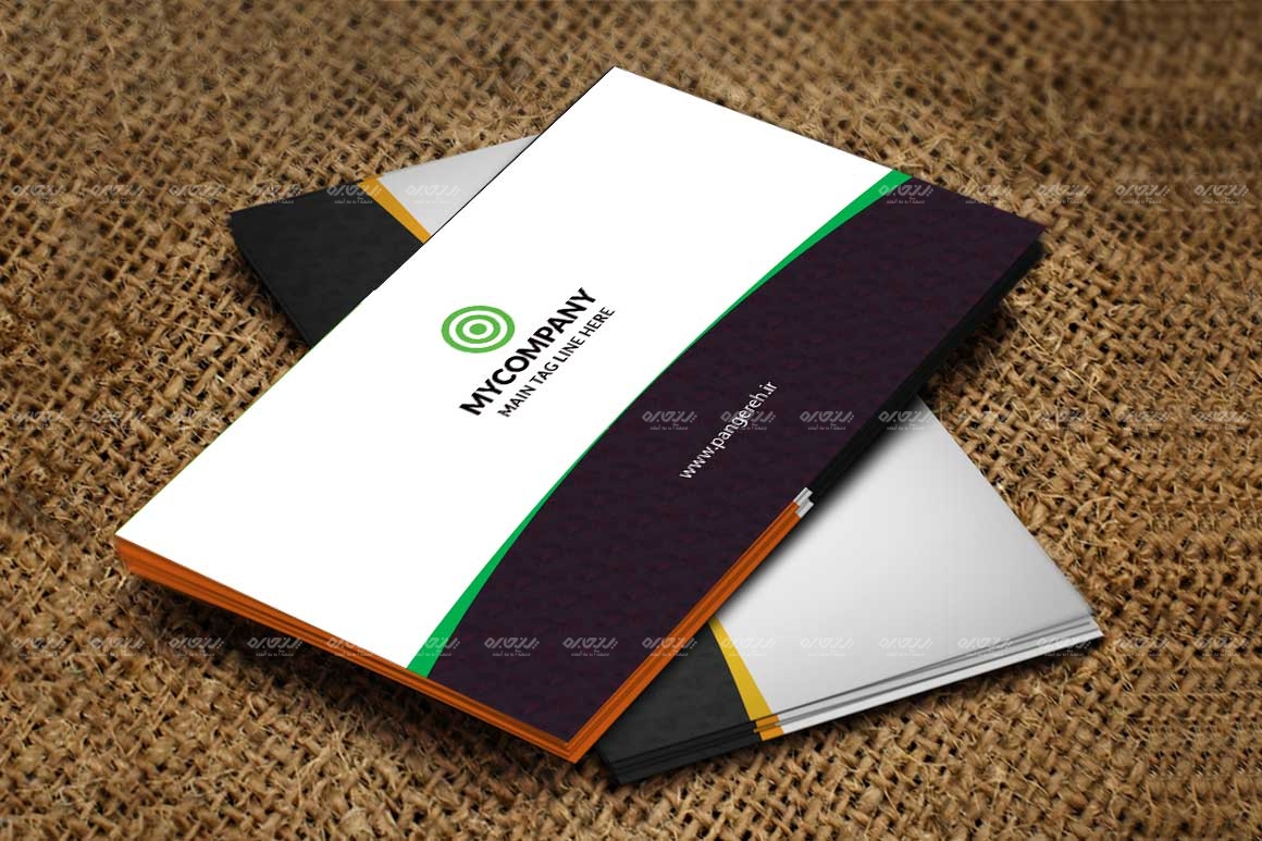 طرح لایه باز کارت ویزیت شرکتی کد 119