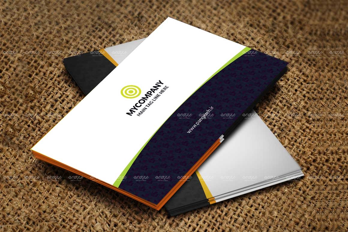 طرح لایه باز کارت ویزیت شرکتی کد 119