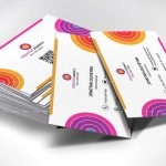 طرح لایه باز کارت ویزیت خلاقانه کد 116