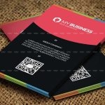 طرح لایه باز کارت ویزیت شرکتی کد 117