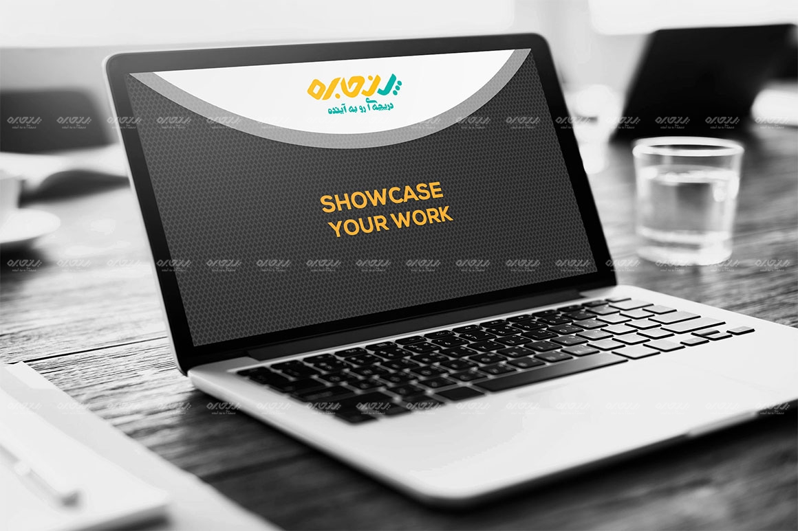 طرح قالب موکاپ مک بوک پرو 122