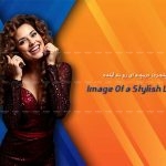 فایل PNG بانوی شیک کد 150