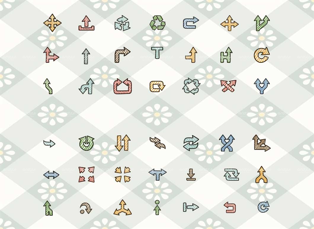 مجموعه 42 آیکون فلش کد 147