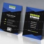 طرح لایه باز کارت ویزیت استودیو طراحی کد 141