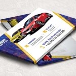 طرح لایه باز کارت ویزیت خدمات خودرو کد 140