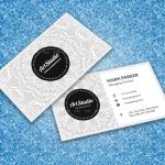 طرح لایه باز کارت ویزیت خلاقانه کد 143