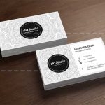 طرح لایه باز کارت ویزیت خلاقانه کد 143