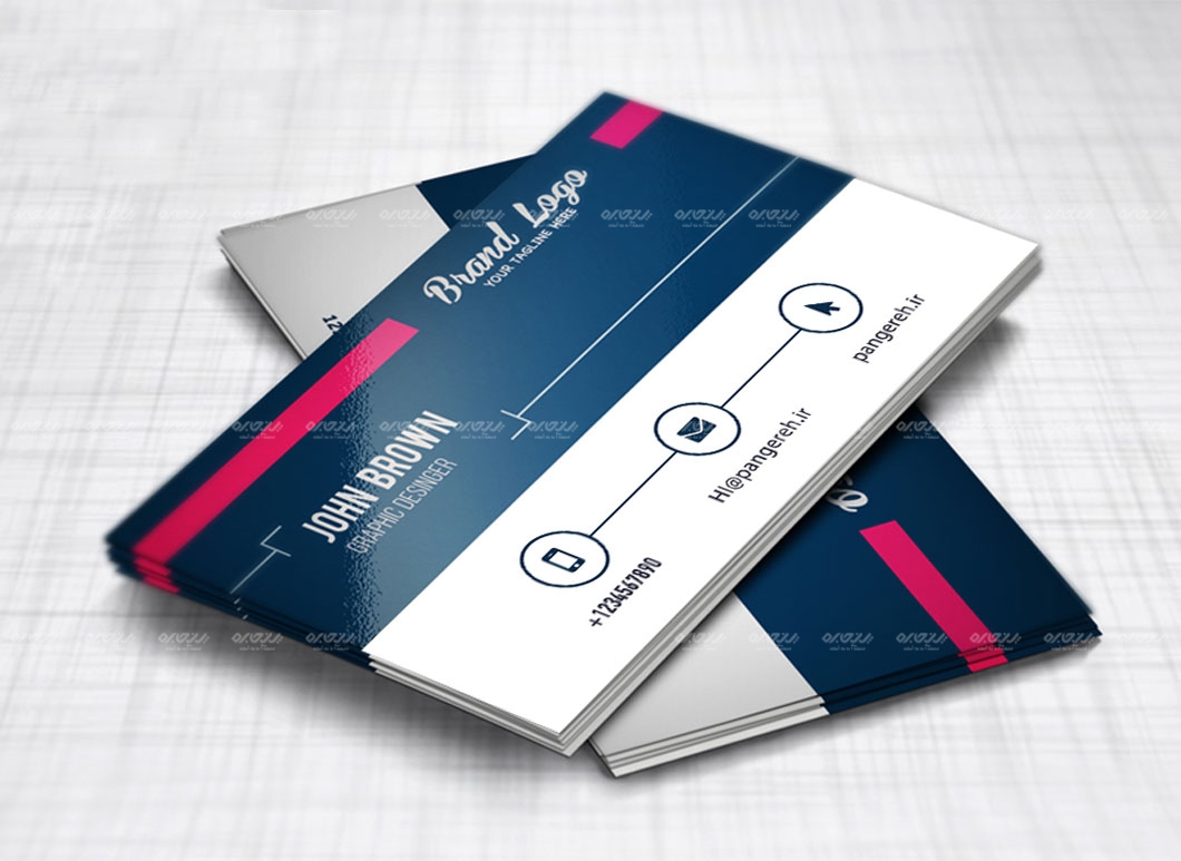 طرح لایه باز کارت ویزیت شرکتی کد 144