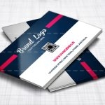 طرح لایه باز کارت ویزیت شرکتی کد 144