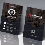 طرح لایه باز کارت ویزیت شرکتی کد 142